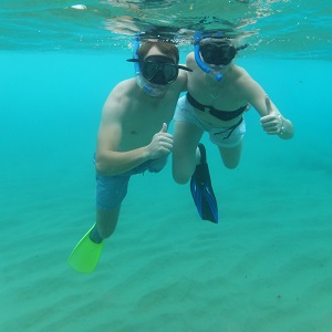 Snorkeling for the entire family in Cape Vidal